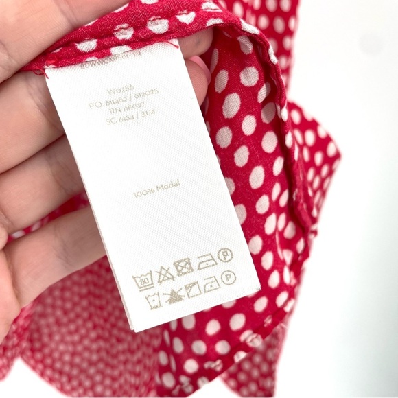 BODEN Nadia Short Sleeve Split Back Relaxed Fit Soft Basic Blouse Top - Picture 7 of 7